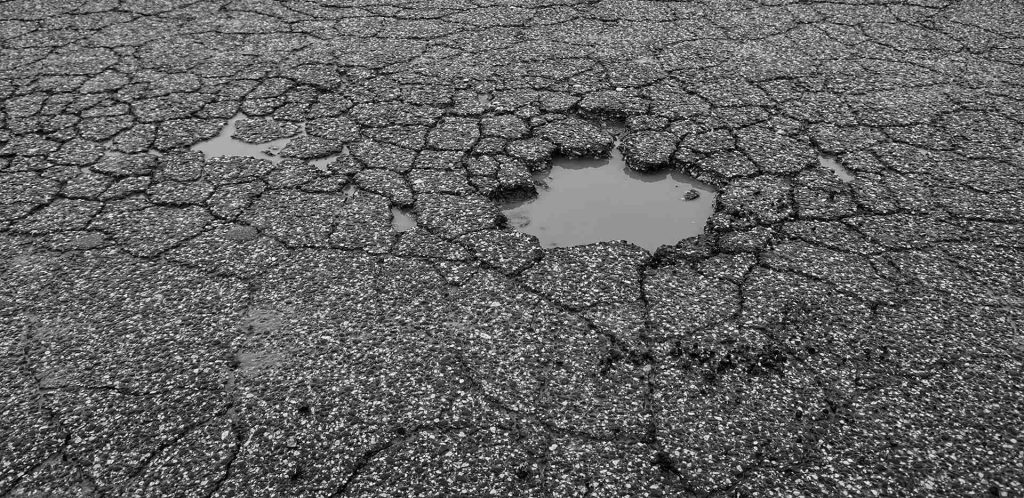 Pothole in Asphalt