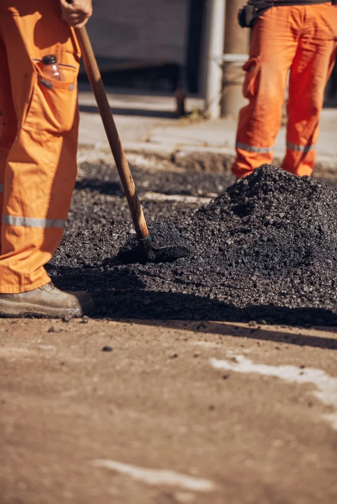 asphalt work