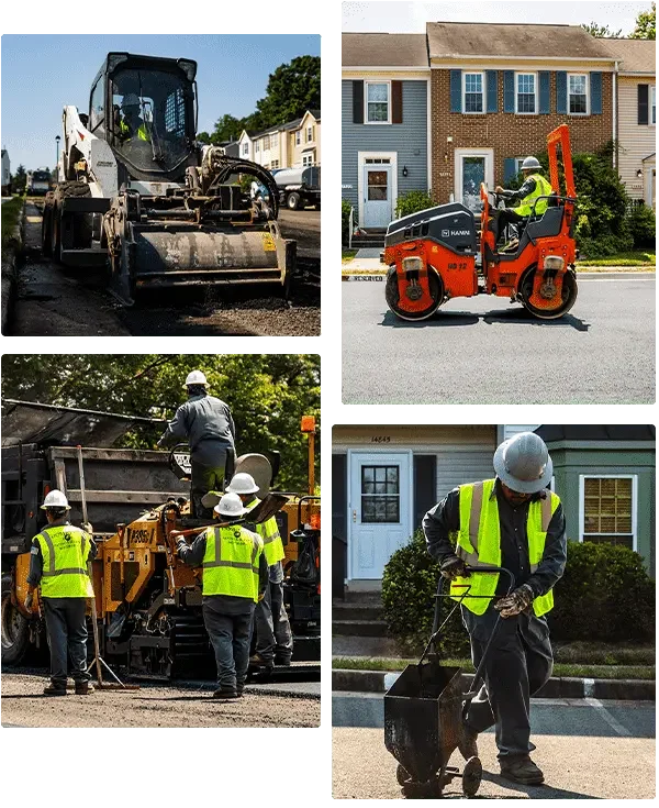 Dominion Paving Services Collage